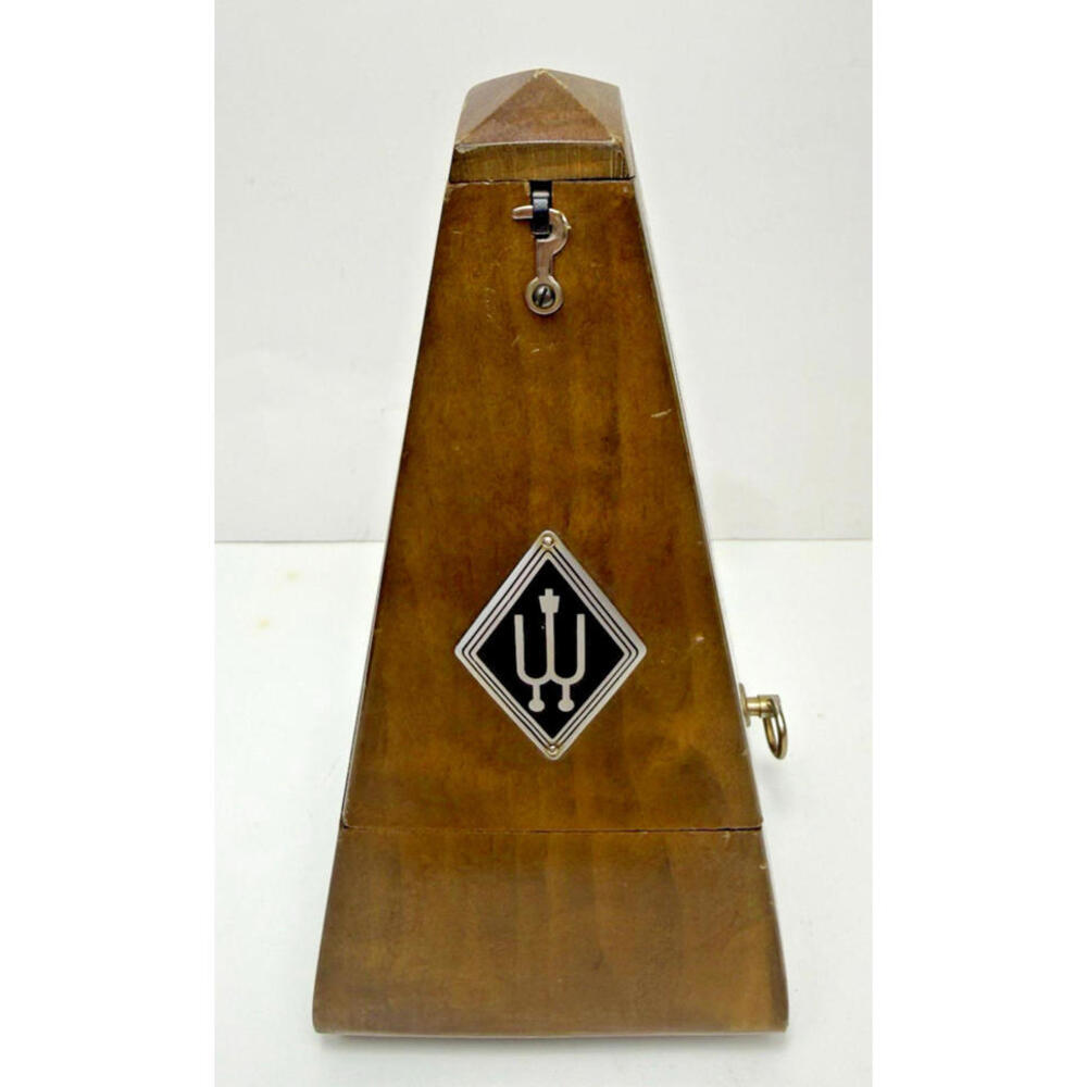 Vtg Wittner Maelzel Pyramid Metronome Wood 0345 February 1974 NOT Working German